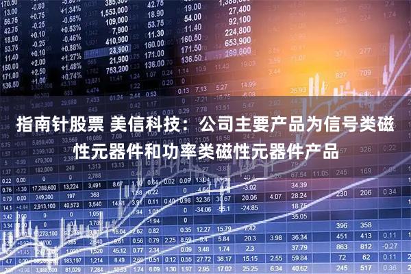 指南针股票 美信科技：公司主要产品为信号类磁性元器件和功率类磁性元器件产品